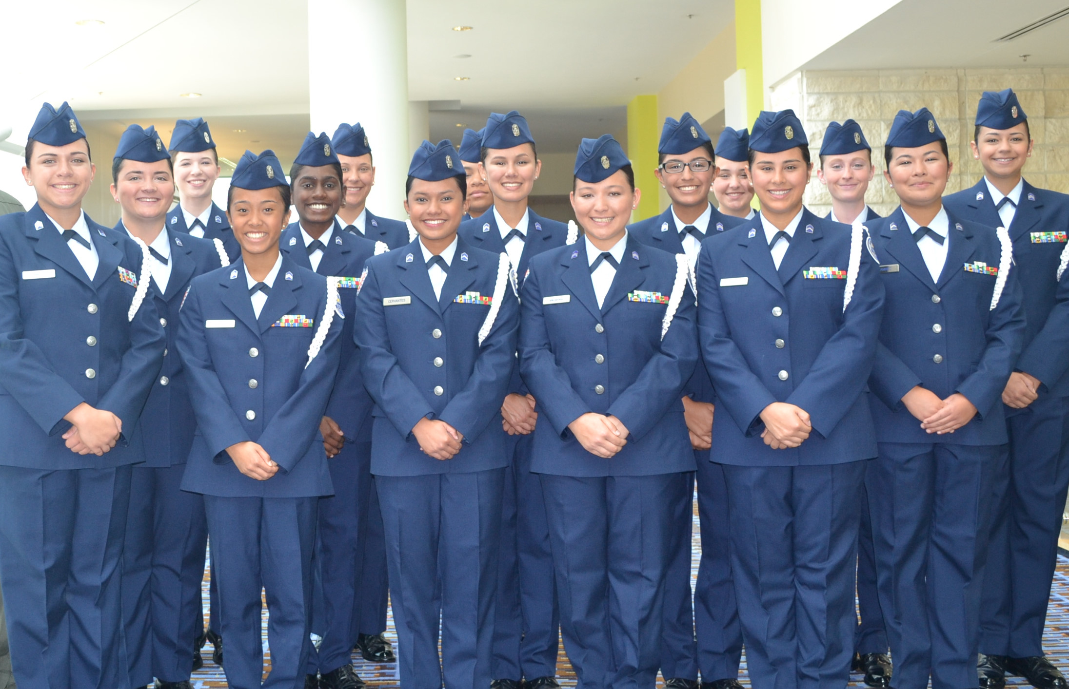 JROTC members at the summit 2019