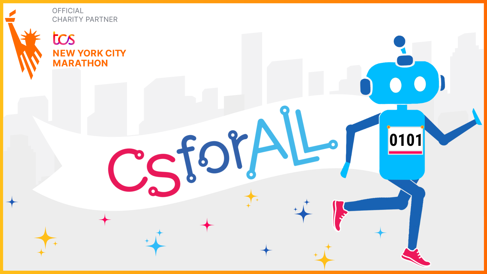 CSforALL Official Charity Partner of the 2023 TCS NYC Marathon