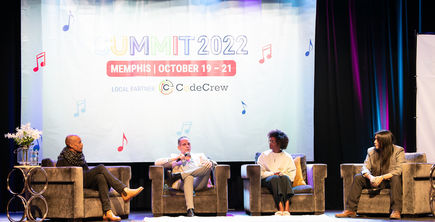 Commitment Makers Panel "Advancing Computer Science Education" at the 2022 CSforALL Summit